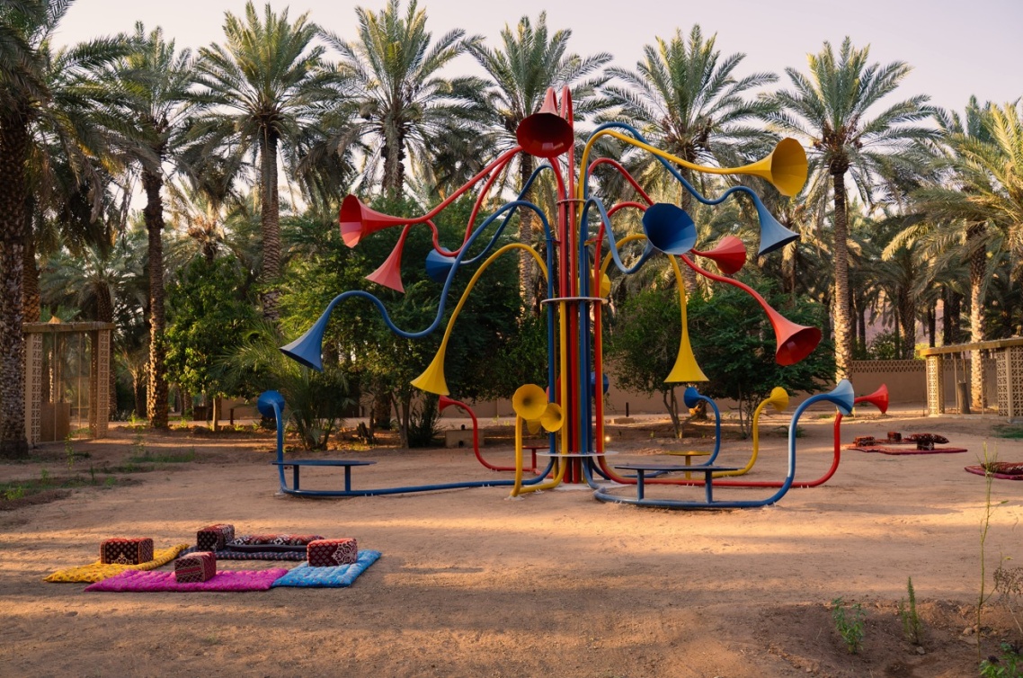  مساحات فنية متنوعة تساعد زوار العلا على الاستجمام 