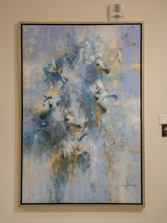  من الأعمال الفنية في المعرض