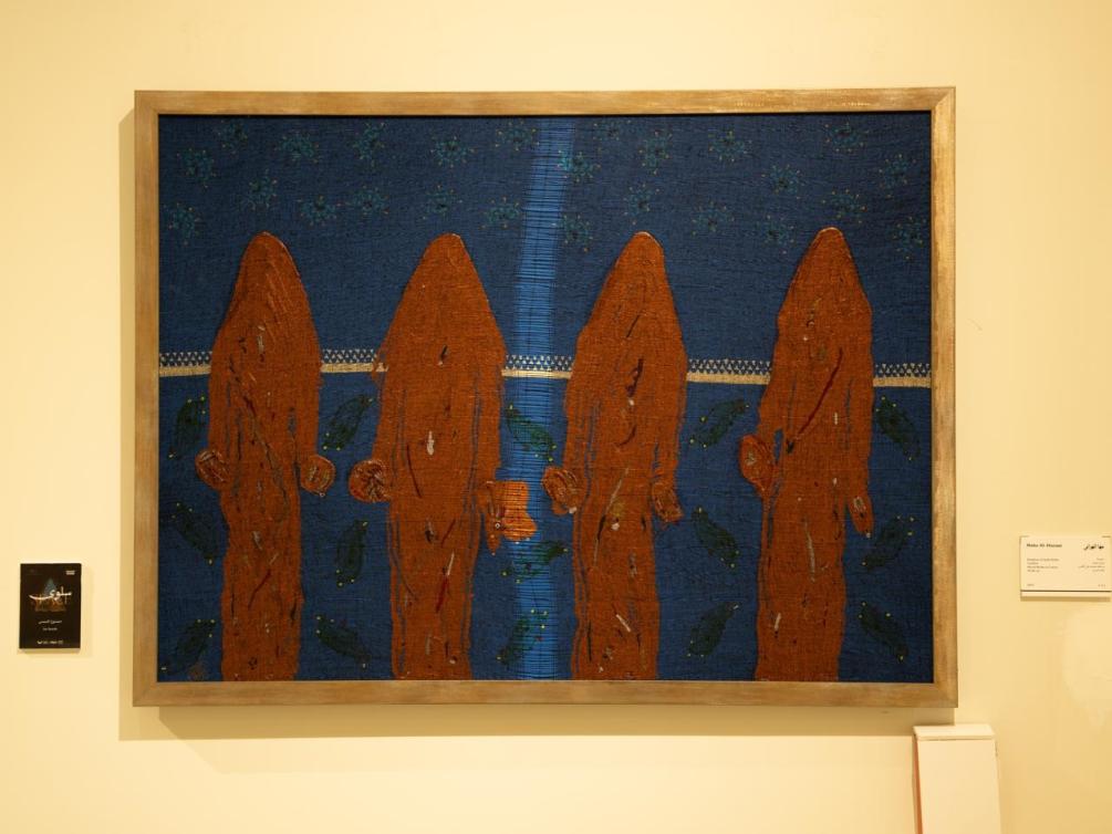 من اللوحات الفنية في معرض سلوى Space