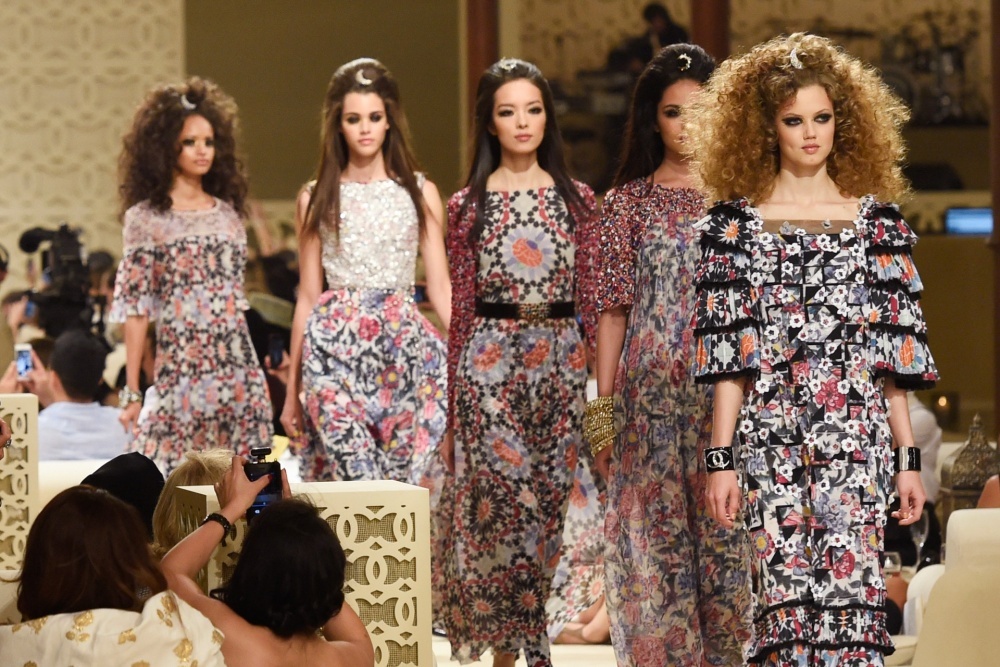 Chanel cruise fashion show in Dubai