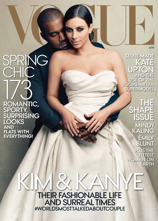 Kimye on Vogue cover