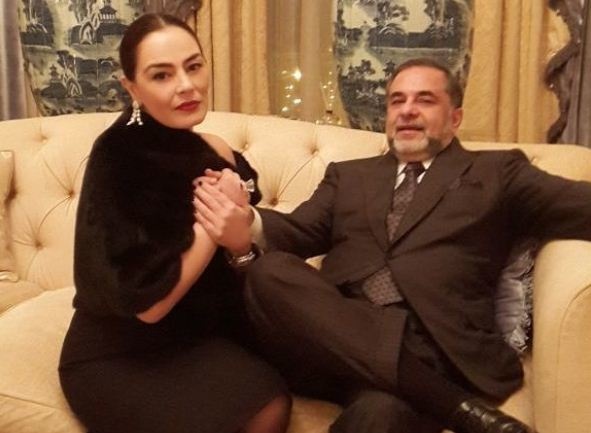 احدث صورة لشيريهان مع زوجها علاء الخواجة