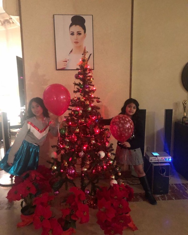 حفيدتا غادة عبد الرازق