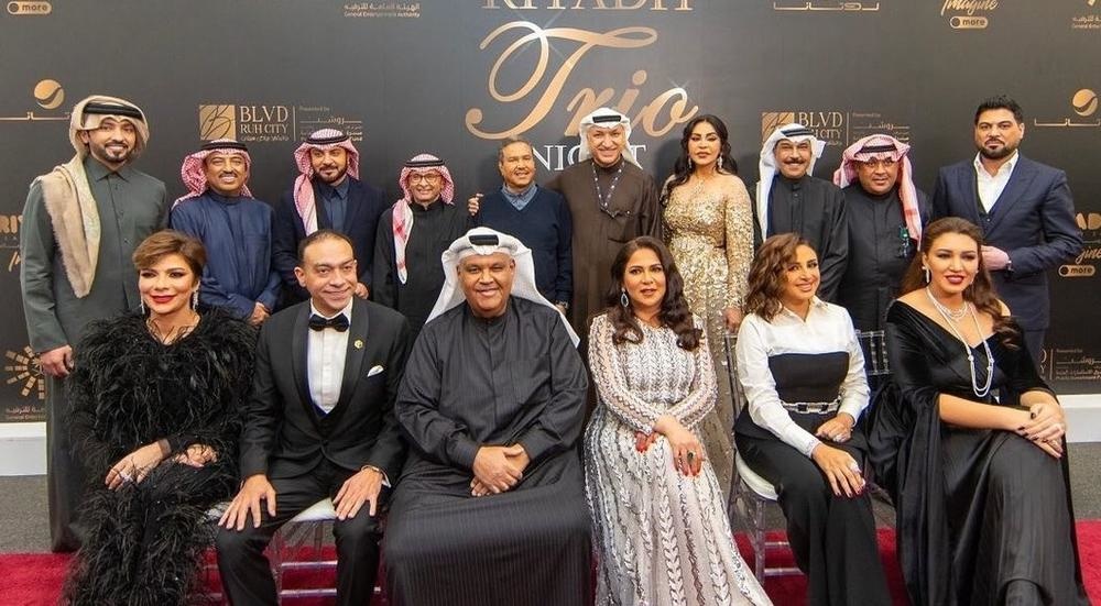 كبار نجوم العالم العربي في الرياض
