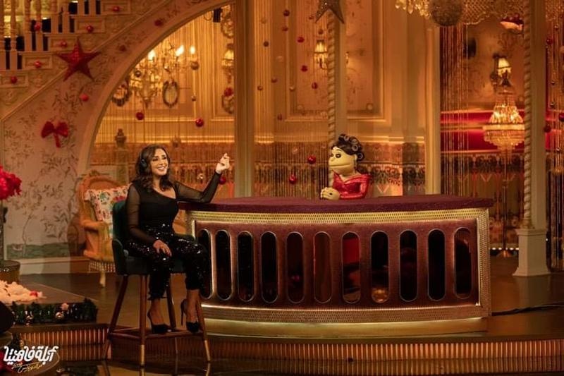 النجمة أنغام في برنامج "أبلة فاهيتا"