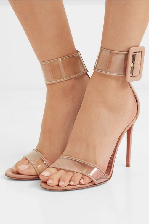  Aquazzura صندل من البلاستيك من