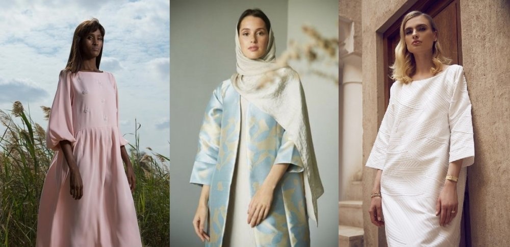 عبايات بالوان فاتحة للعروس من تصميم ياسمين الملا
