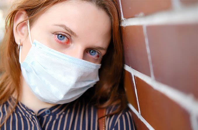 فيروس كورونا يسبب التهاب العيون لدى المرضى