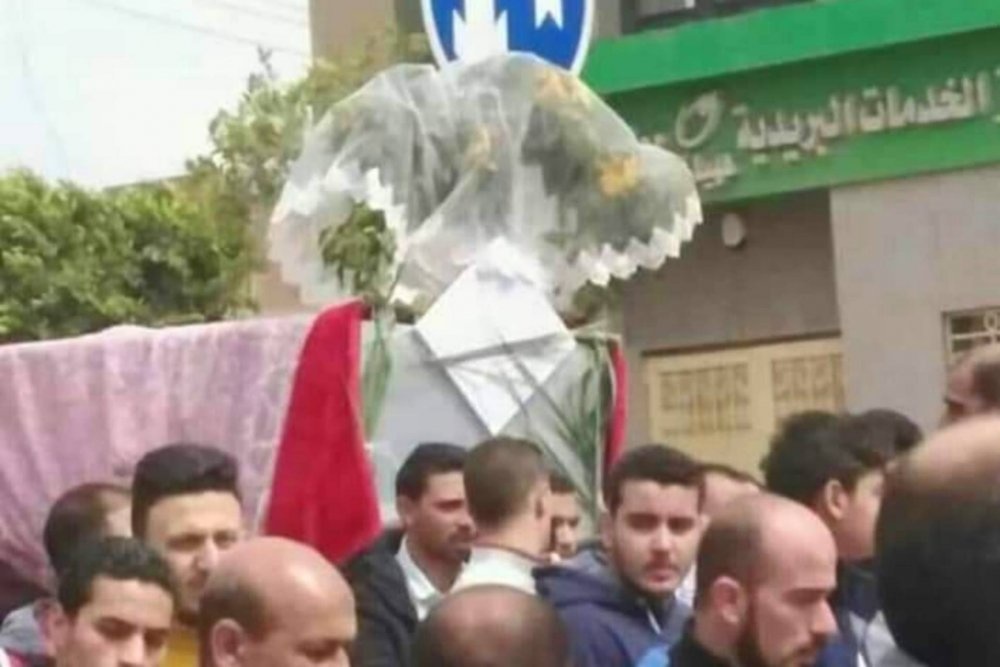 جنازة مهيبة لعروس الجنة
