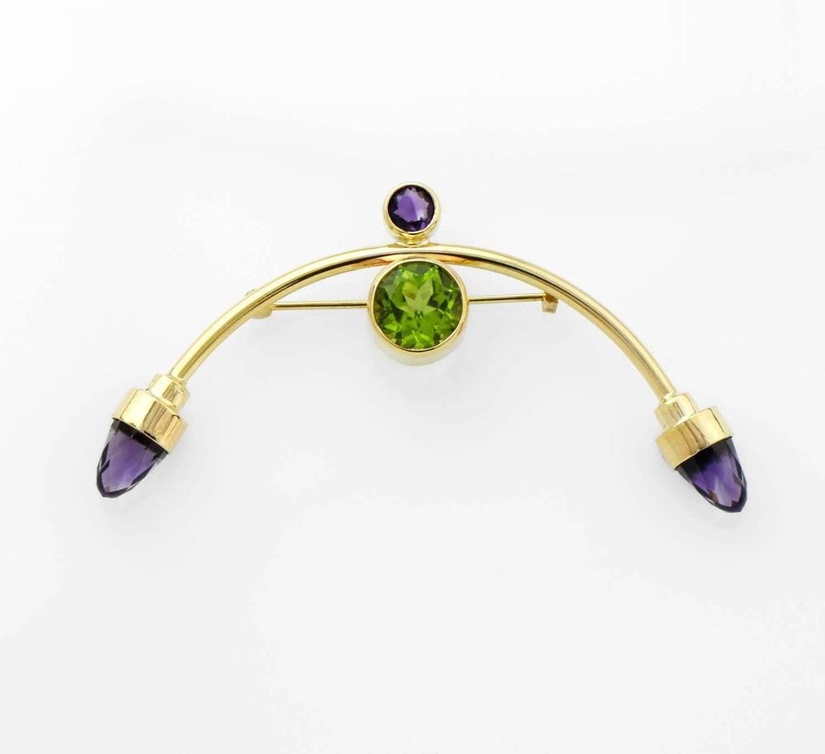 دبوس بروش Art Deco Style من Sasa Jewelry