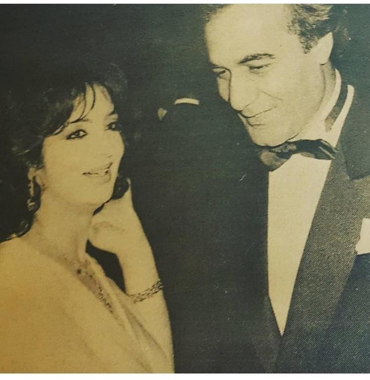 محمود ياسين وشهيرة