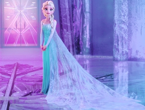 الملكة إلسا من أميرات ديزني من فيلم فروزن Frozen 