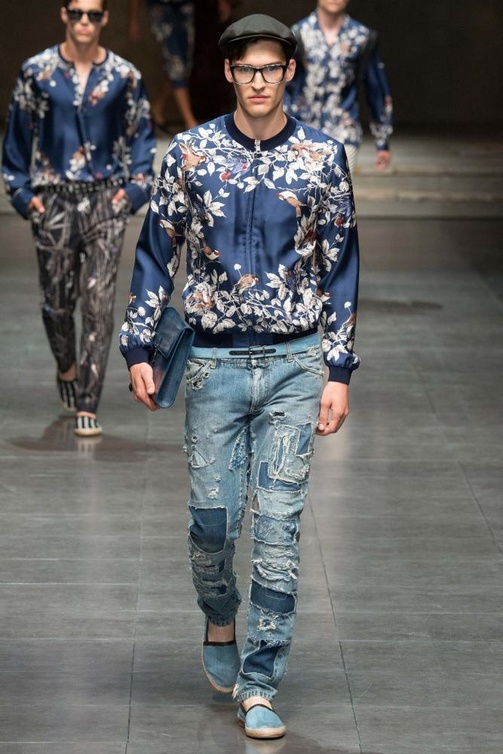 جينز ممزق من دولتشي اند غابانا Dolce & Gabbana