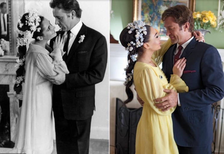 LINDSAY LOHAN, GRANT BOWLER AS LIZ TAYLOR, RICHARD BURTON