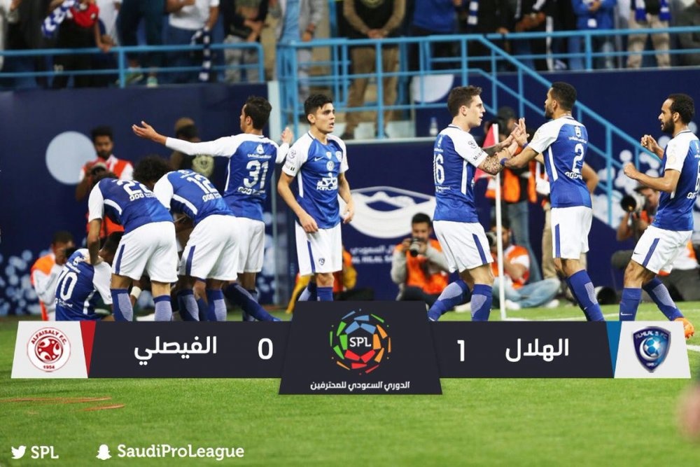 أول فوز للهلال على ملعبه الجديد