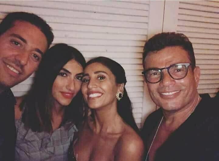 عمرو دياب ودينا الشربيني