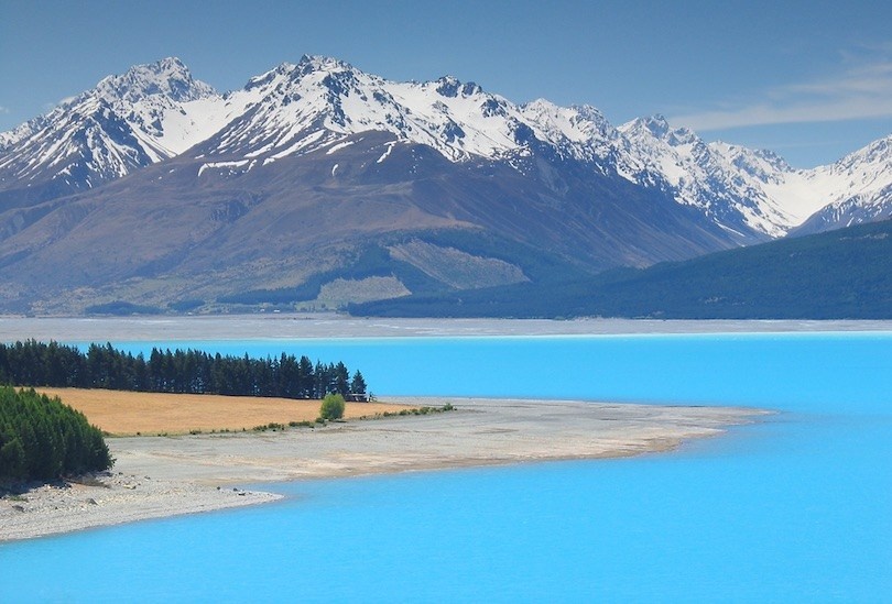 نيوزيلندا Pukaki بحيرة