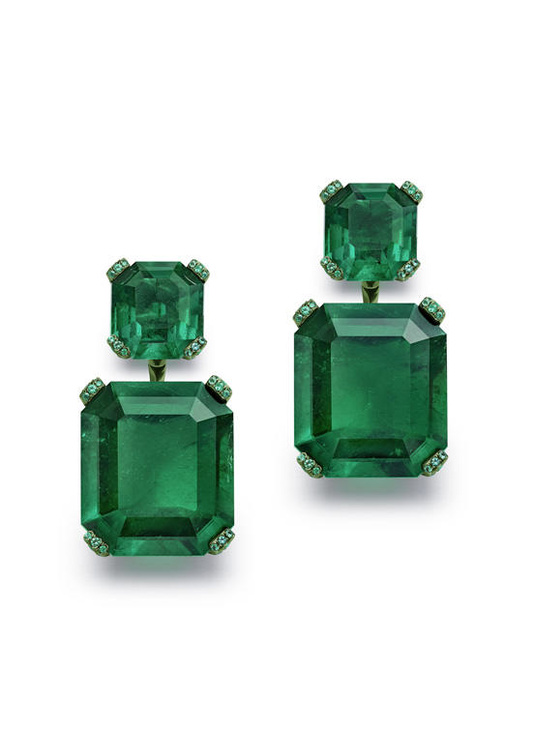 أقراط أحجار كريمة من شوبارد Chopard