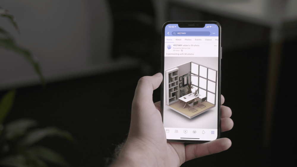 فيسبوك تطلق ميزة تصوير صور 3D بالهواتف الأحادية الكاميرا