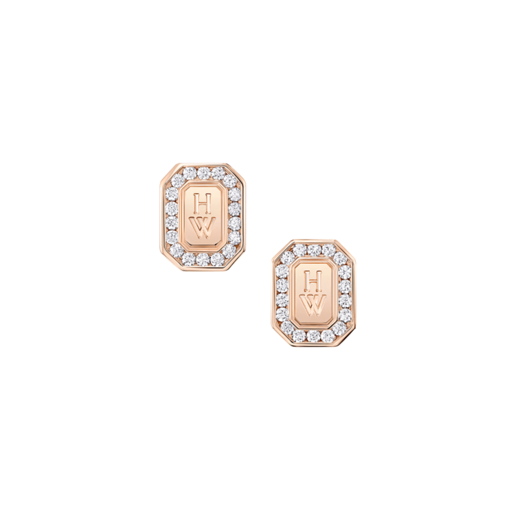 أشكال مجوهرات فاخرة للعروس من الذهب الوردي من دار Harry Winston