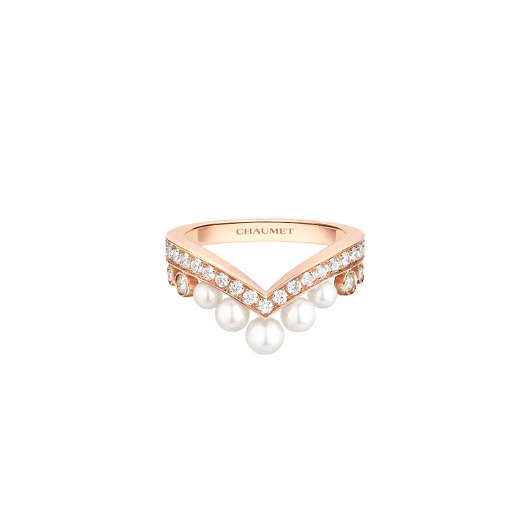  أشكال مجوهرات فاخرة للعروس من الذهب الوردي من دار Chaumet