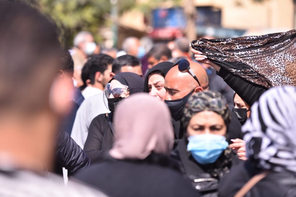 جنازة والدة رضوى الشربيني 