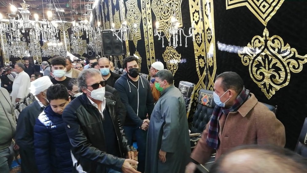 عزاء شقيق خالد يوسف 