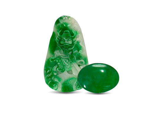 الجاديت Jadeite - الصورة من موقع GIA