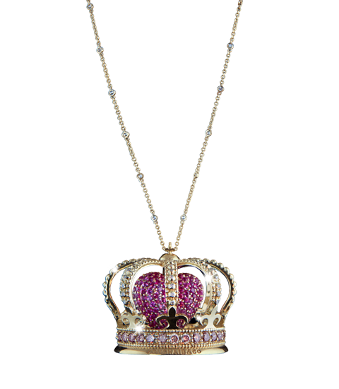 قلادة Crown 3D من مجوهرات Zoughaib & Co