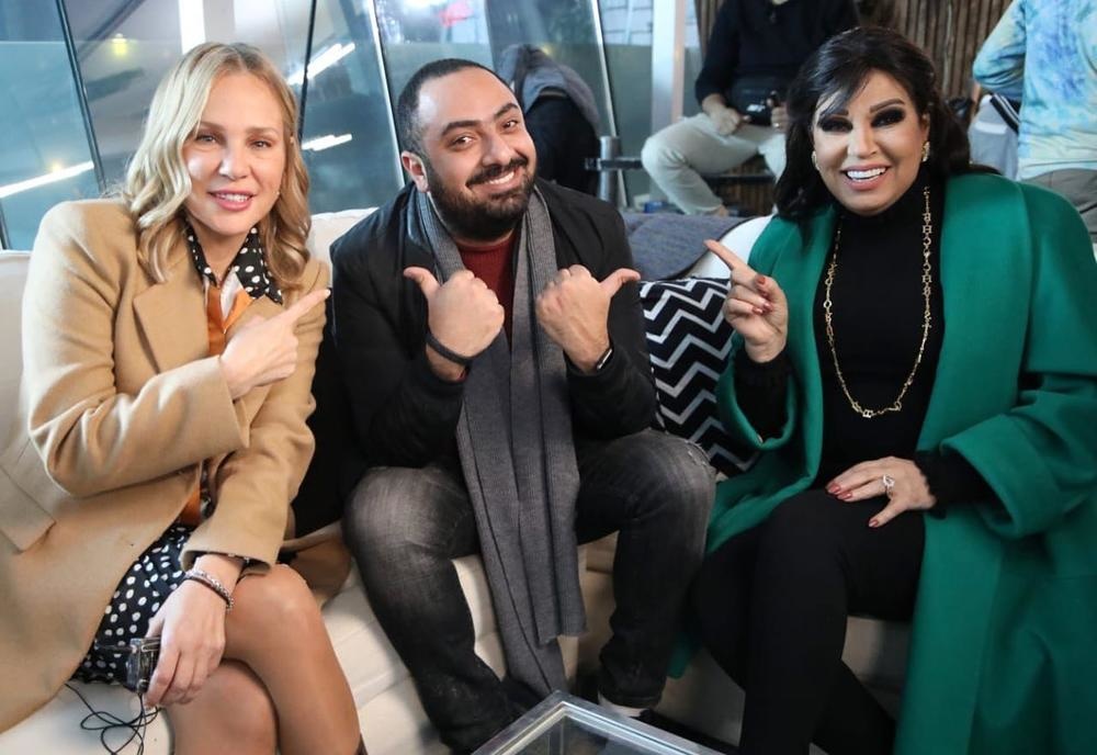شيرين رض وفيفي عبده في كواليس شغل عالي