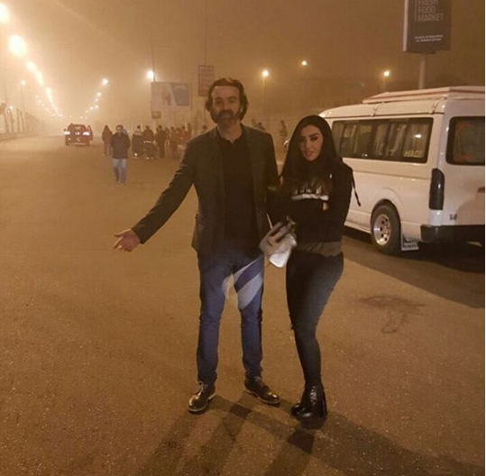 ميساء مغربي تتعرض للاصابة للمرة الثانية اثناء تصوير مشاهدها
