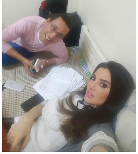 من كواليس مسلسل المغني