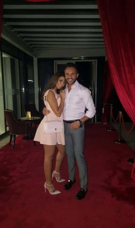 مريم سعيد وخطيبها السابق