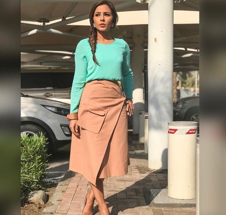 مهيرة بإطلالة صباحية جميلة