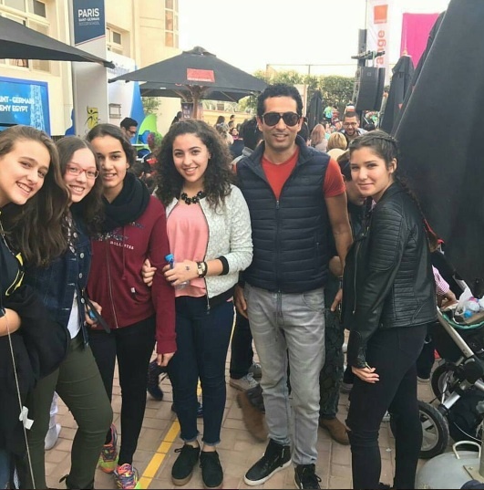 عمرو سعد في كواليس مسلسل "ايام حسن"