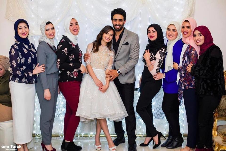 كارمن سليمان تحتفل بزواجها بمصطفى جاد