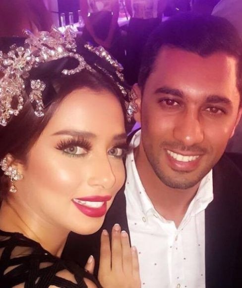 بلقيس وزوجها سلطان عبد اللطيف
