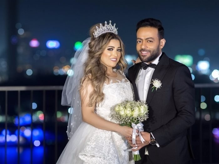 طلاق تامر عاشور من زوجته سمر ابو شقة