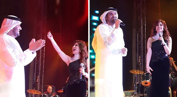 نجوى كرم وحسين الجسمي