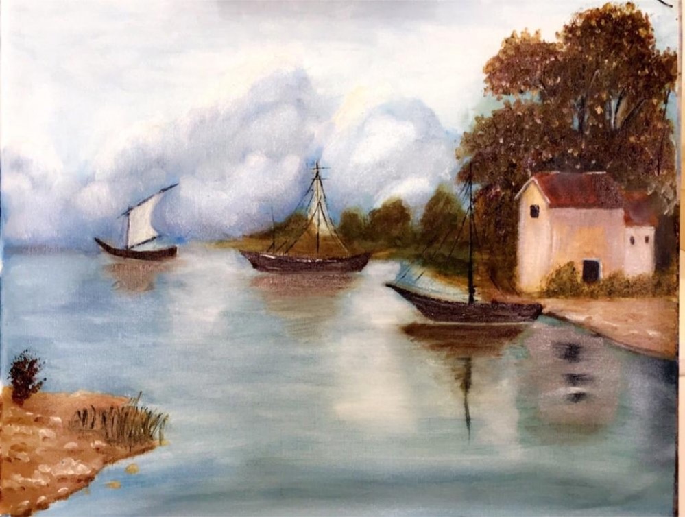  من رسومات الفنانة التشكيلية السعوديه ابتسام راجحي