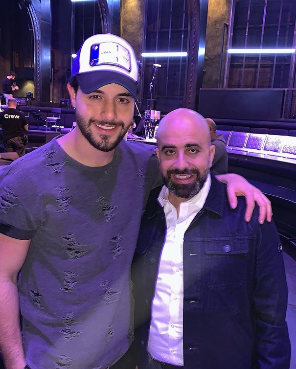 خالد علامة مع هشام حداد من كواليس الحلقة