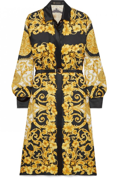 Versace فستان قميص من