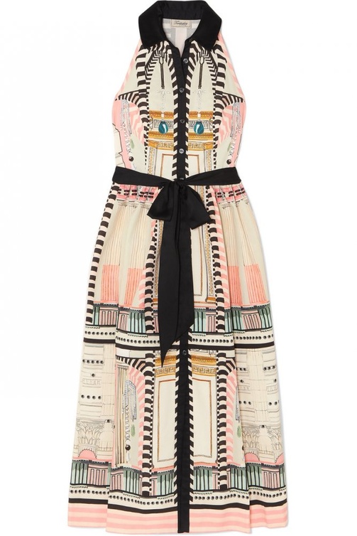  Temperley London فستان قميص من دون أكمام من
