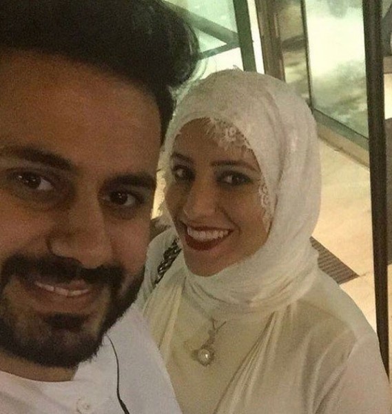 عبدالله بوشهري وزوجته