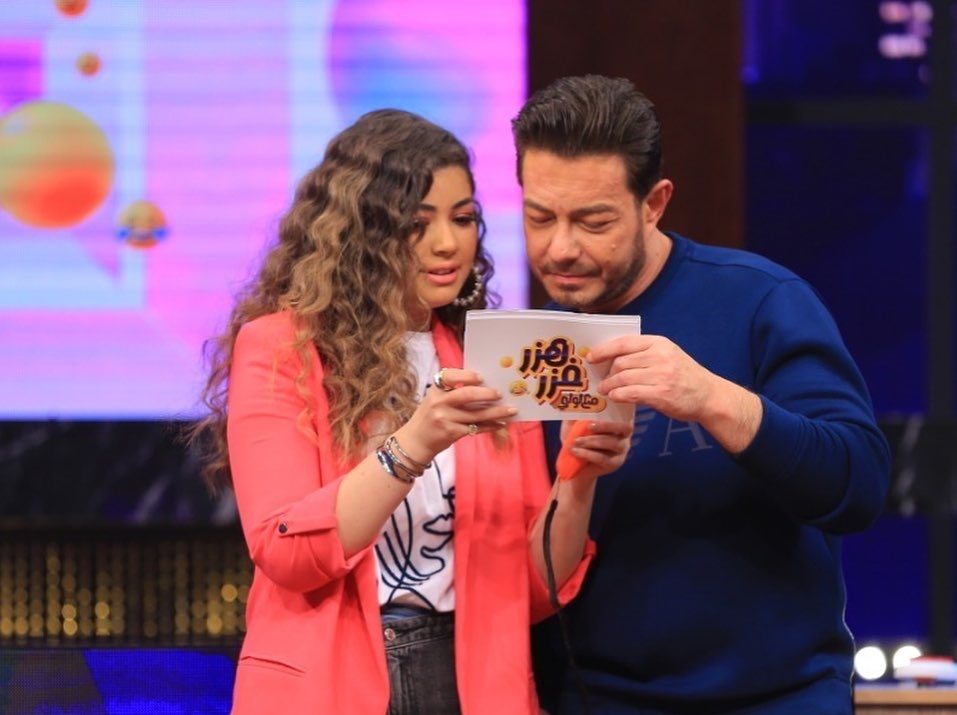 أحمد زاهر وابنته