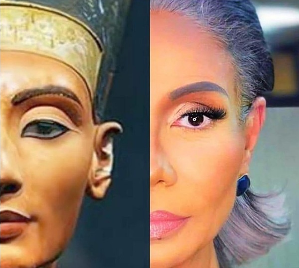 الجمهور يشبه سوسن بدر بتفريتيتي