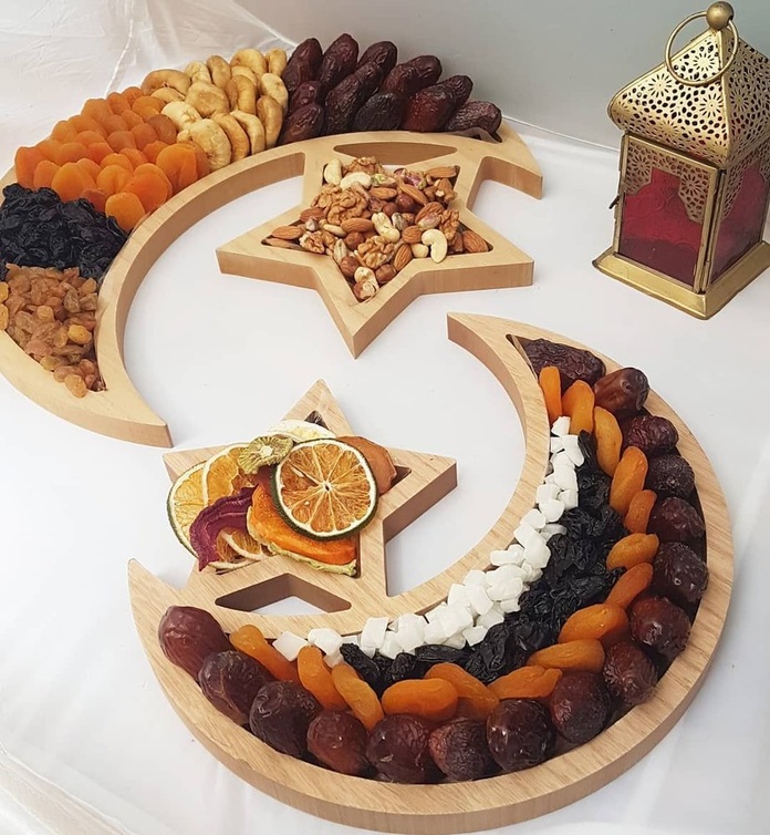 ديكورات رمضانية لطاولات غرف المعيشة