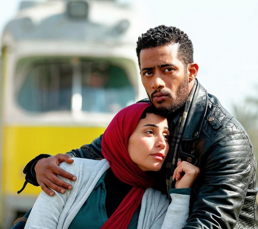 محمد رمضان ودينا الشربيني في مسلسل "المشوار"