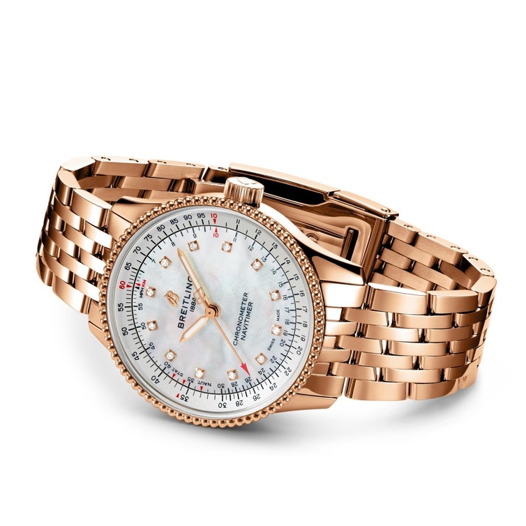 Breitling ساعة بالذهب والفولاذ من بريتلينغ