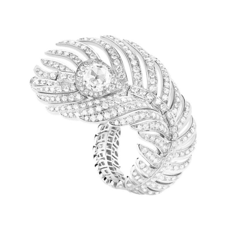 Plume de Paon Large Ring